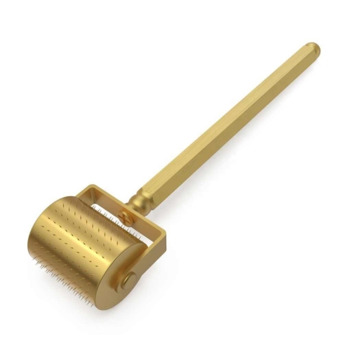 Dermaroller Gold 250-pins voor microneedling detail DRS250