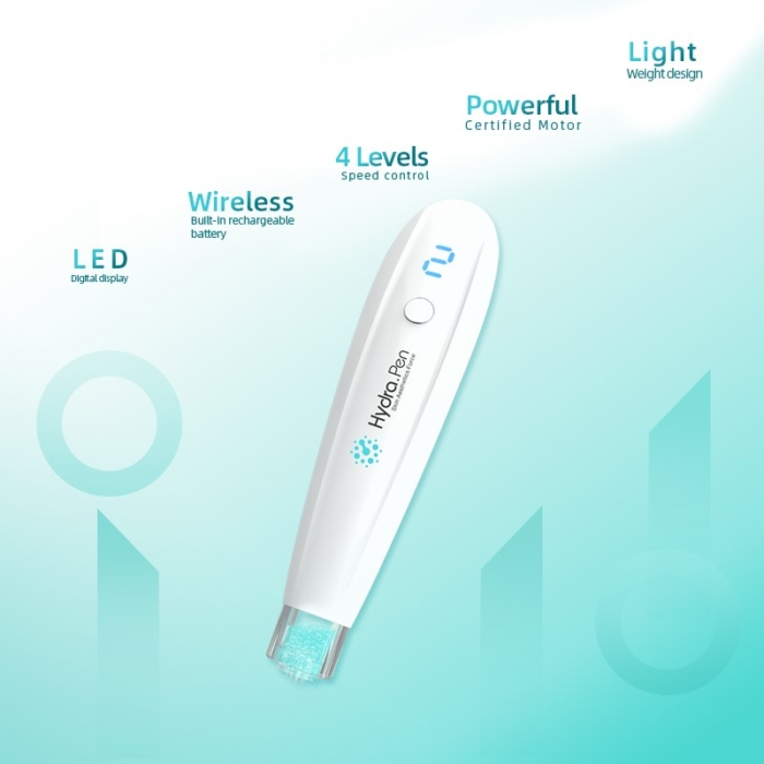 Hydra Pen 2 Wireless microneedling systeem met reservoir voor serum insluizen detail 2