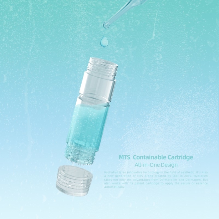 Hydra Pen 2 Wireless microneedling systeem met reservoir voor serum insluizen detail