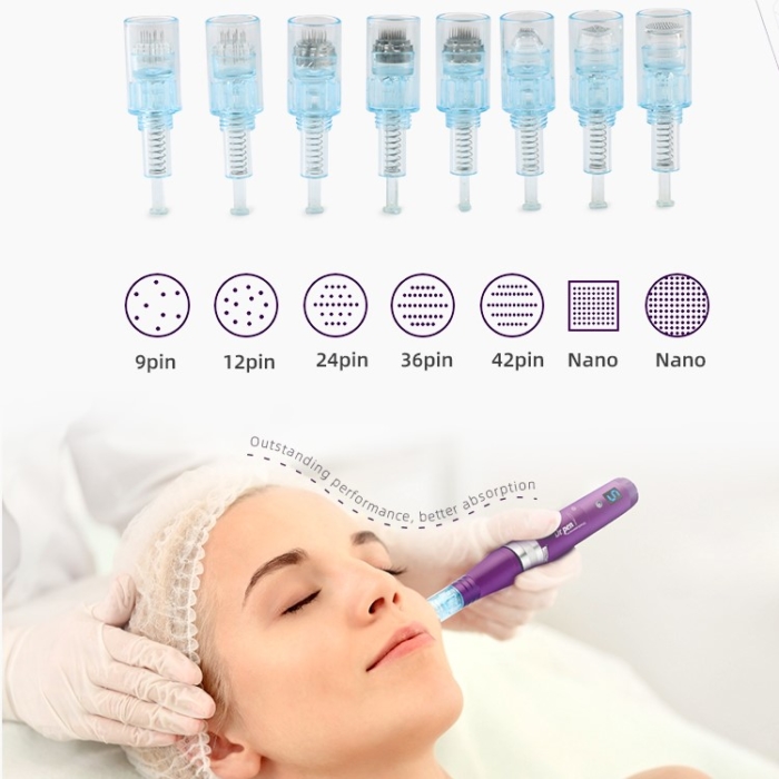 Dr. Pen X5-W Microneedling dermapen alle naalcartridges