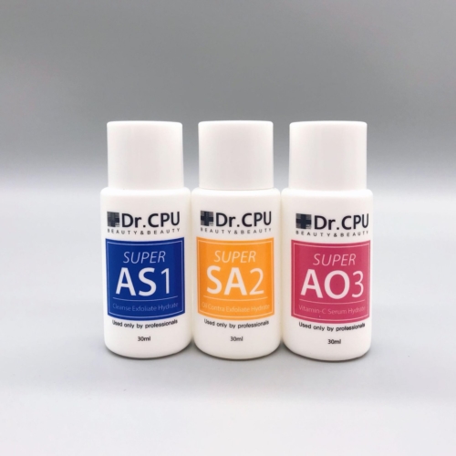 Dr. CPU aqua peeling oplossingen voor hydrodermabrasie - set met 3 oplossingen