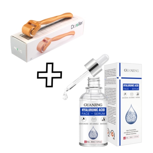 Dr. Roller Dermarollerset met Hyaluron serum