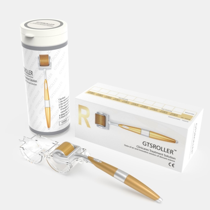 GTS Dermaroller Goud 192 titanium naalden voor microneedling