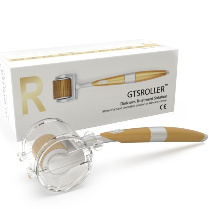 GTS Dermaroller Goud 192 titanium naalden voor microneedling