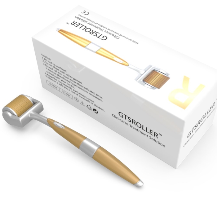 GTS Dermaroller Goud 192 titanium naalden voor microneedling