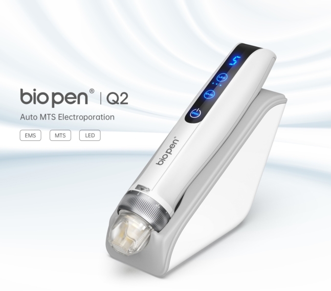 Bio Pen Q2 voor EMS Elektroporatie & Microneedling & LED Therapie