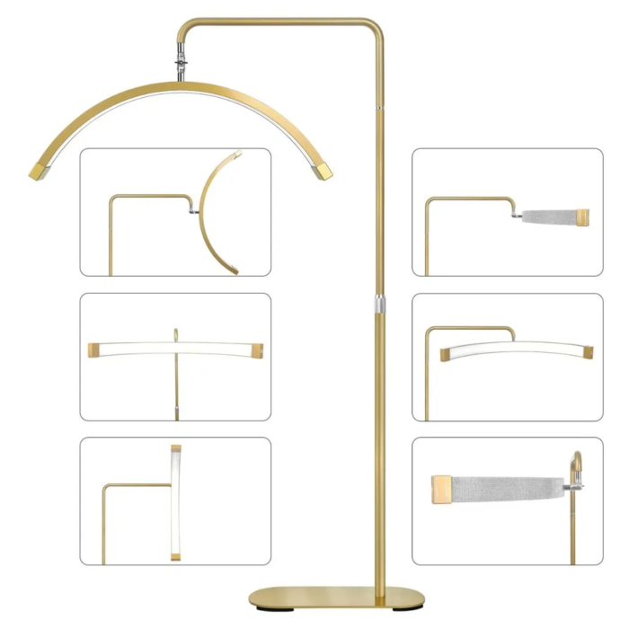 Medilamp ML16GG - LED Moonlight lamp - Goud met glitters - incl. telefoonhouder - Afbeelding 4
