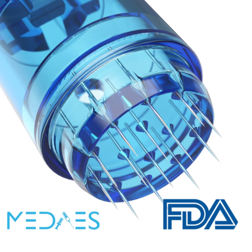 Naaldcartridge FDA 14-pins voor dermapen met AOVN-technologie - detail dr. Pen A20 naaldcartridge