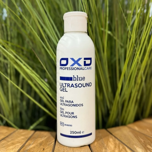 OXD Ultrasound Gel voor Echografie; HIFU en EMS – Blauw – 250ml fles kopen bij MedAes Europe