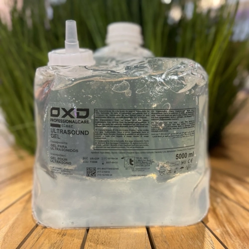 OXD Ultrasound Gel voor IPL en diode laser – Transparant – 5000ml - in plastic zak kopen bij MedAes Europe