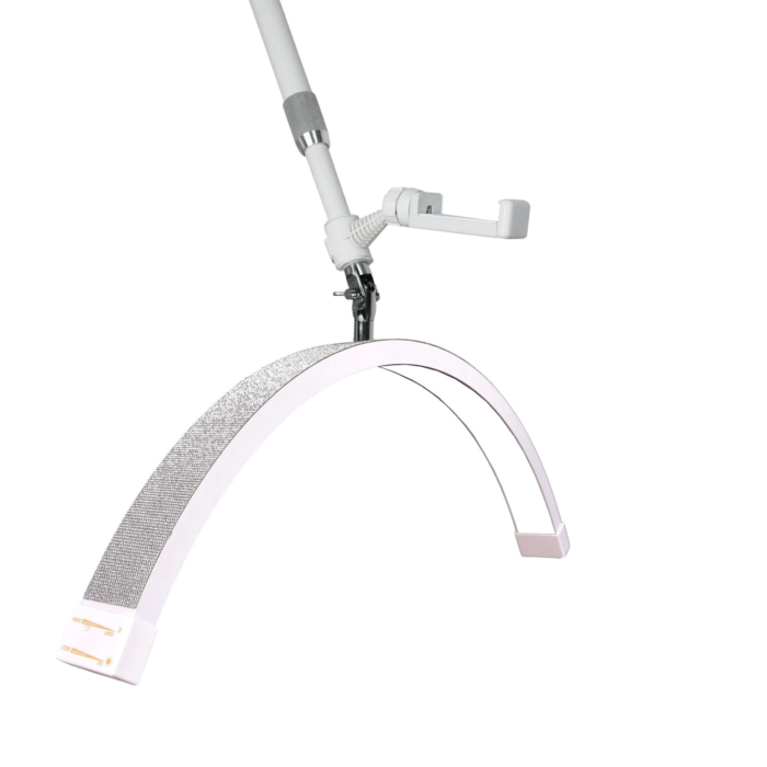 LED Moonlight wandlamp Illuxe IL18WG – Wit met glitters kopen bij MedAes Europe detail telefoonhouder