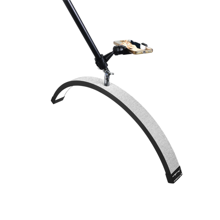 LED Moonlight wandlamp Illuxe IL18WG – Wit met glitters kopen bij MedAes Europe_detail rotaties lamp