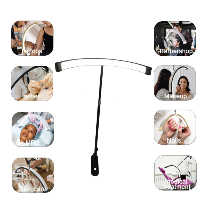 LED Moonlight wandlamp Illuxe IL18ZG – Zwart met glitters kopen bij MedAes Europe_diverse toepassingen