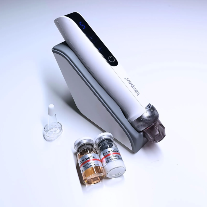 Dermelix Max Hair Meso 5ml serum voor haargroeistimulatie in situatie met bioPen Q2