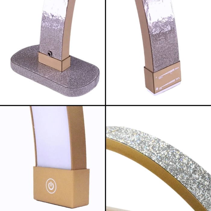 ILLUXE IL10 – Manicure LED Moonlight goud met glitters product foto detail