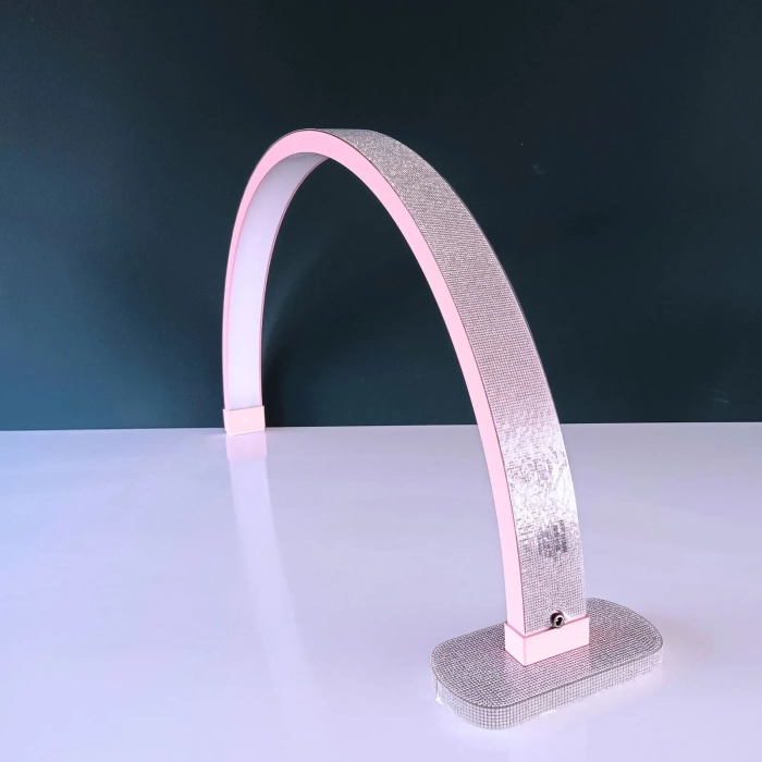 ILLUXE IL10 – Manicure LED Moonlight roze met glitters product foto zijkant 2
