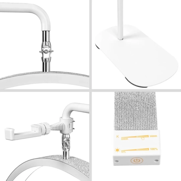 ILLUXE IL16-Half Moon Light -Behandellamp-Wit met glitters technische informatie foto 1