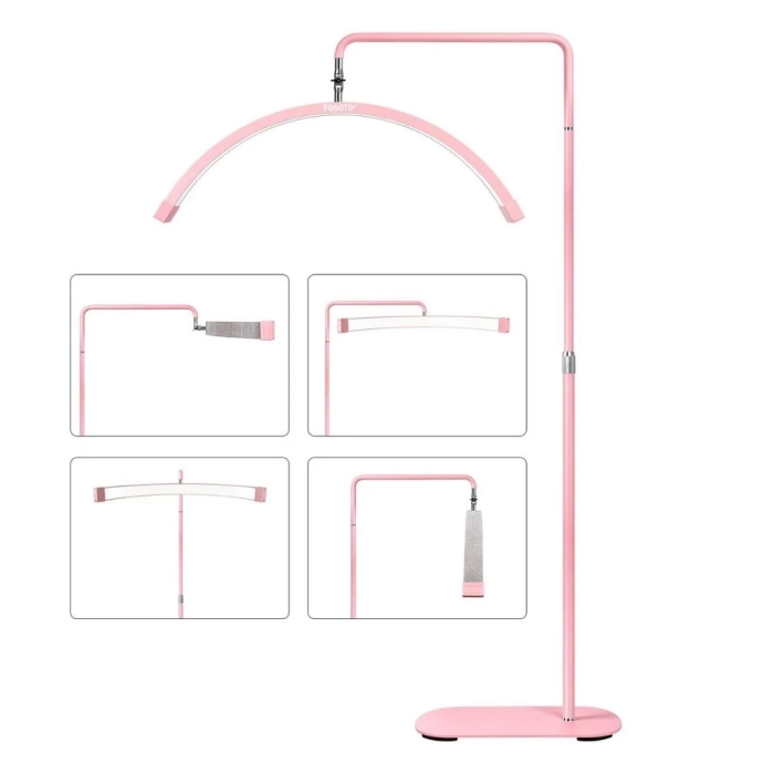 ILLUXE IL16-Half Moon Light -Behandellamp-roze met glitters technische informatie foto 2