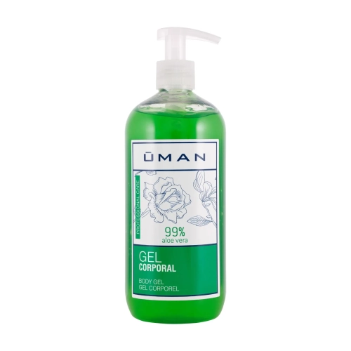 UMAN Aloë Vera Gel – Hydraterende Gel met Panthenol - 500ml Product foto, Aloe vera vegan