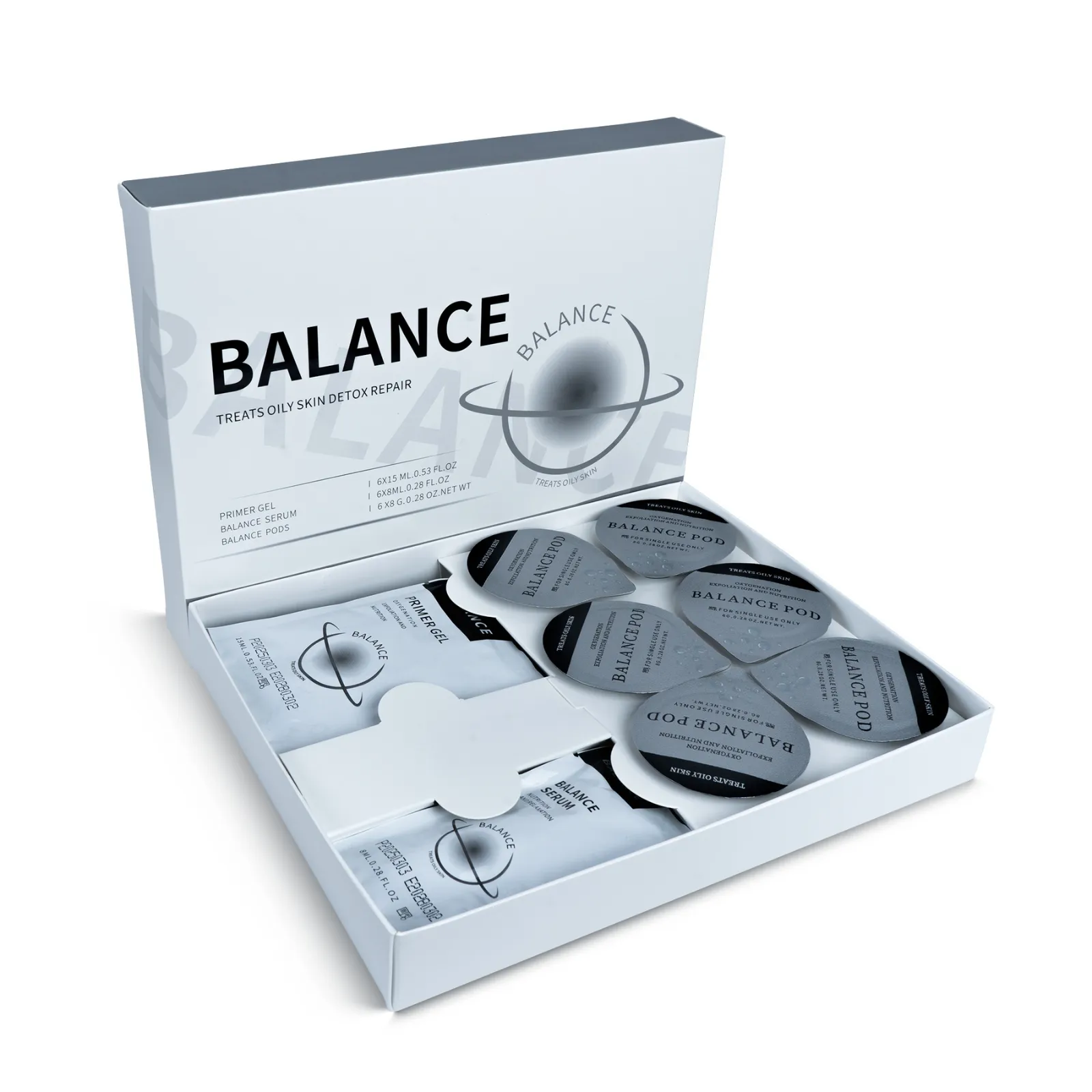 Balance Facial Restart Kit – Professionele zuurstofbehandeling voor de onzuivere en gecombineerde huid product foto MedAes