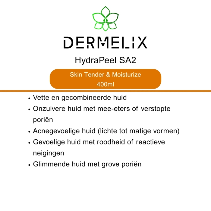 Dermelix HydraPeel SA2 werking