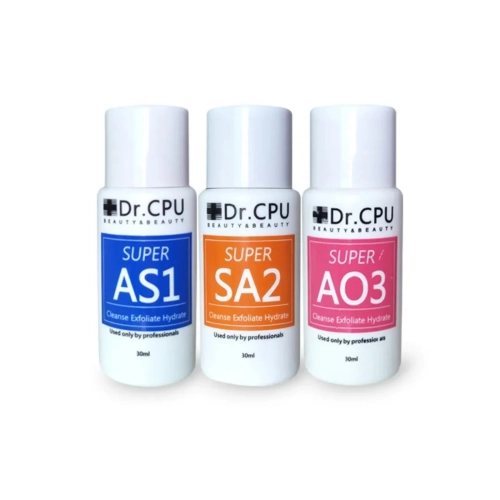 Dr. CPU aqua peeling oplossingen AS1, SA2 en A03