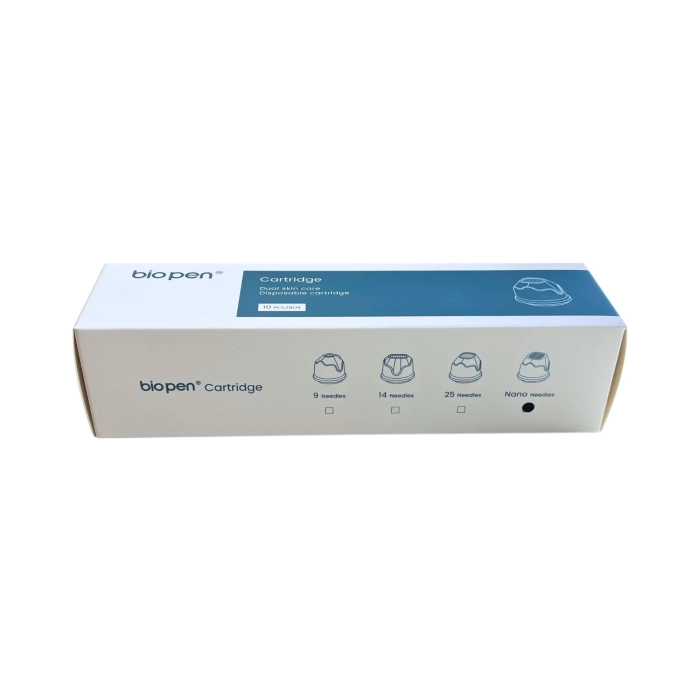 Naaldcartridge voor BioPen Q2-MedAes – NONO - set 10 stuks- voor nanoneedling_ nanobrasie voorzicht