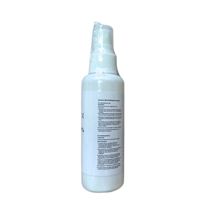 Dermelix CM-010 Minoxidil Spray 5% – 125 ml instructie