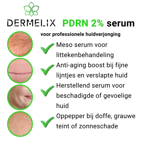 Dermelix PDRN 2% – Geavanceerd PDRN serum voor professionele huidverjonging detail