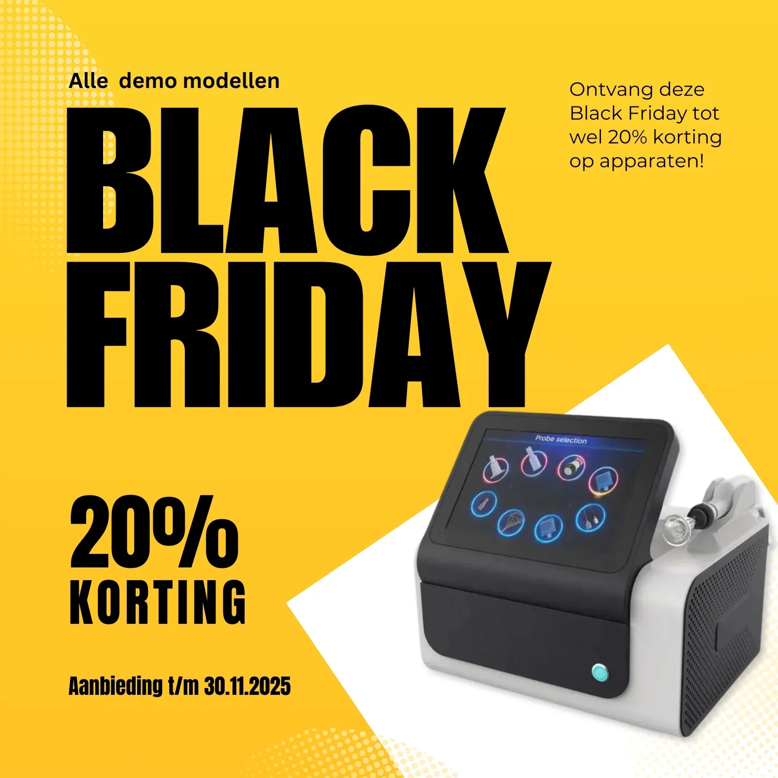 Black Friday 2025 FusionPlasma Pro – koud en warm plasma voor Huid- en Haarverbetering