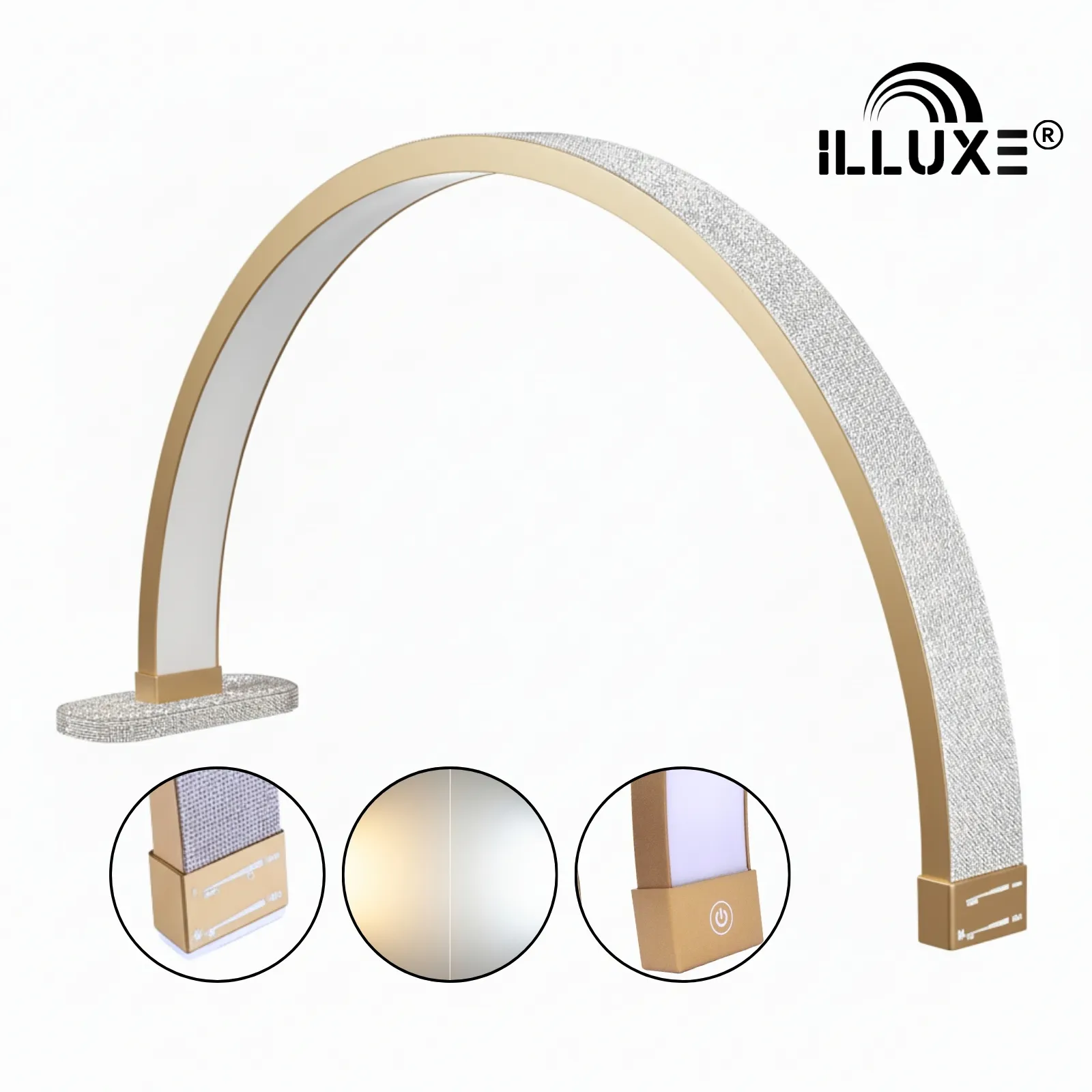 IL10 GG-LED Moonlight Lamp Illuxe IL10 - Goud met glitters- koop bij MedAes, product foto
