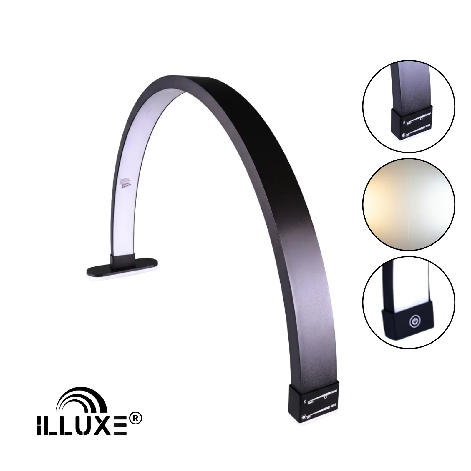 IL10 Z-LED Moonlight Lamp Illuxe IL10 - Zwart- koop bij MedAes, product foto