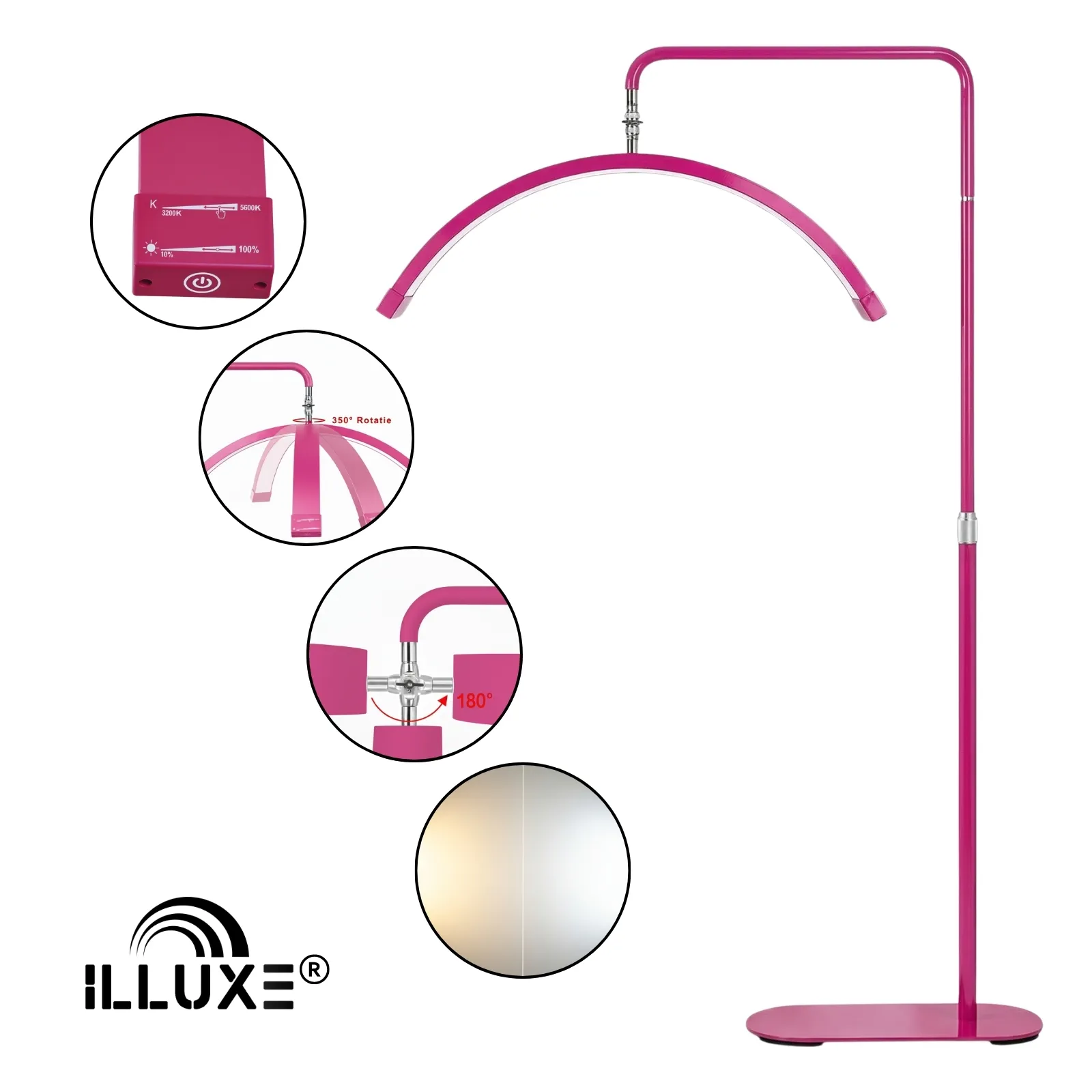 IL20 F-LED Moonlight Lamp Illuxe IL20 - Felroze- koop bij MedAes- detail