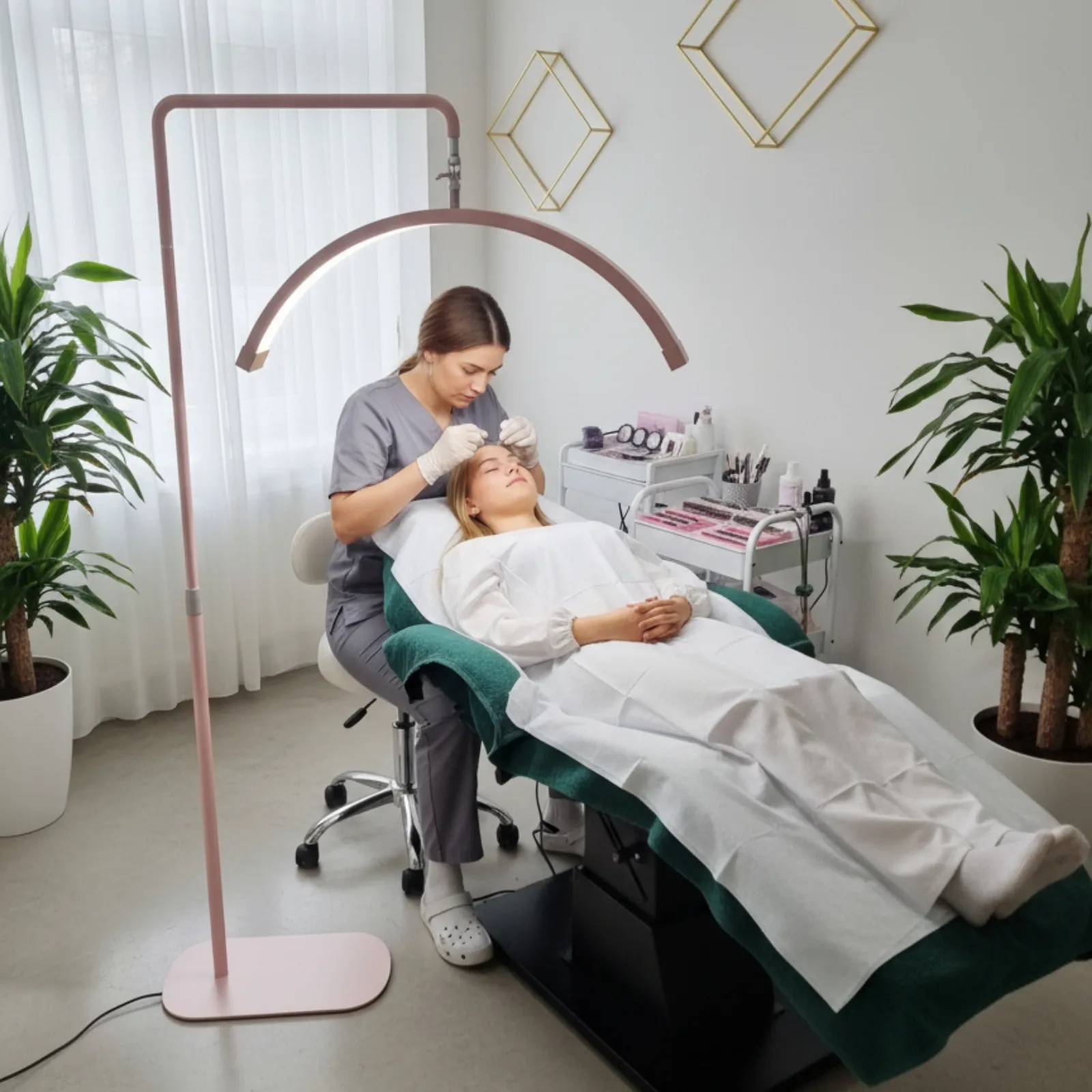 ILLUXE IL16R - LED Moonlight lamp - Roze- incl. telefoonhouder - Afbeelding 3