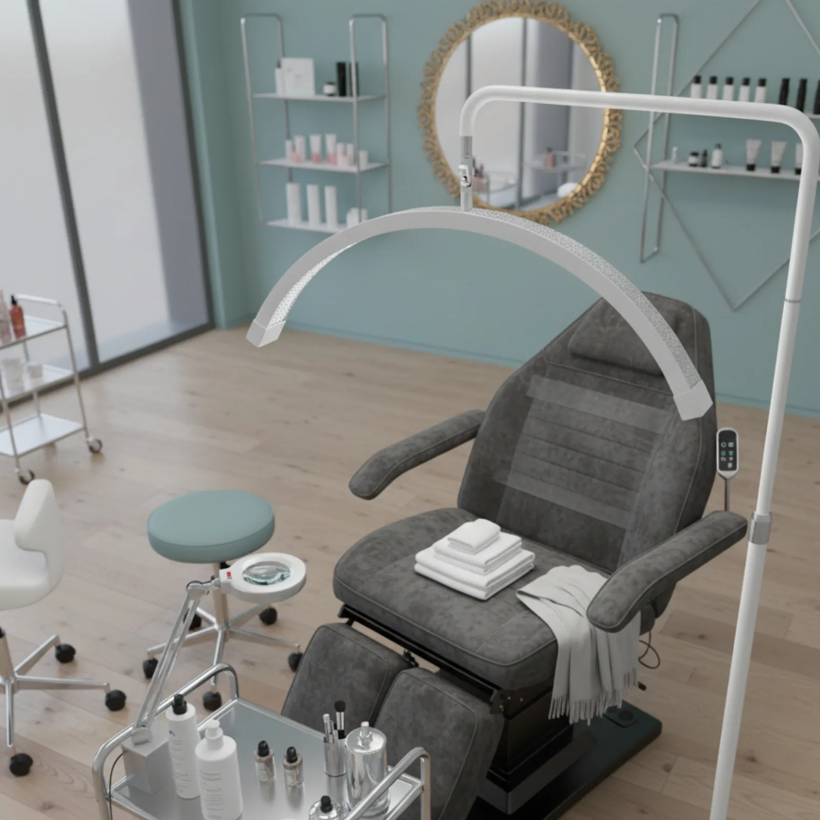 booglamp, moon lamp, vloerlamp, booglampen dimbaar