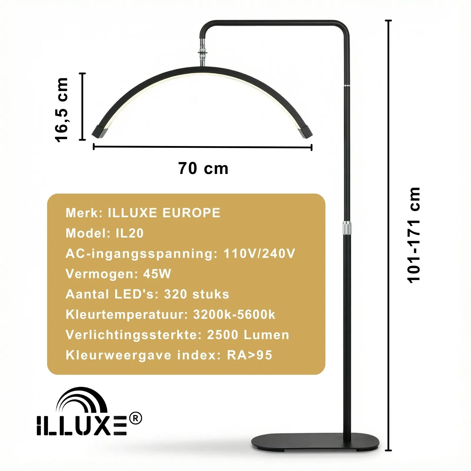 booglamp, moon lamp, vloerlamp, booglampen dimbaar