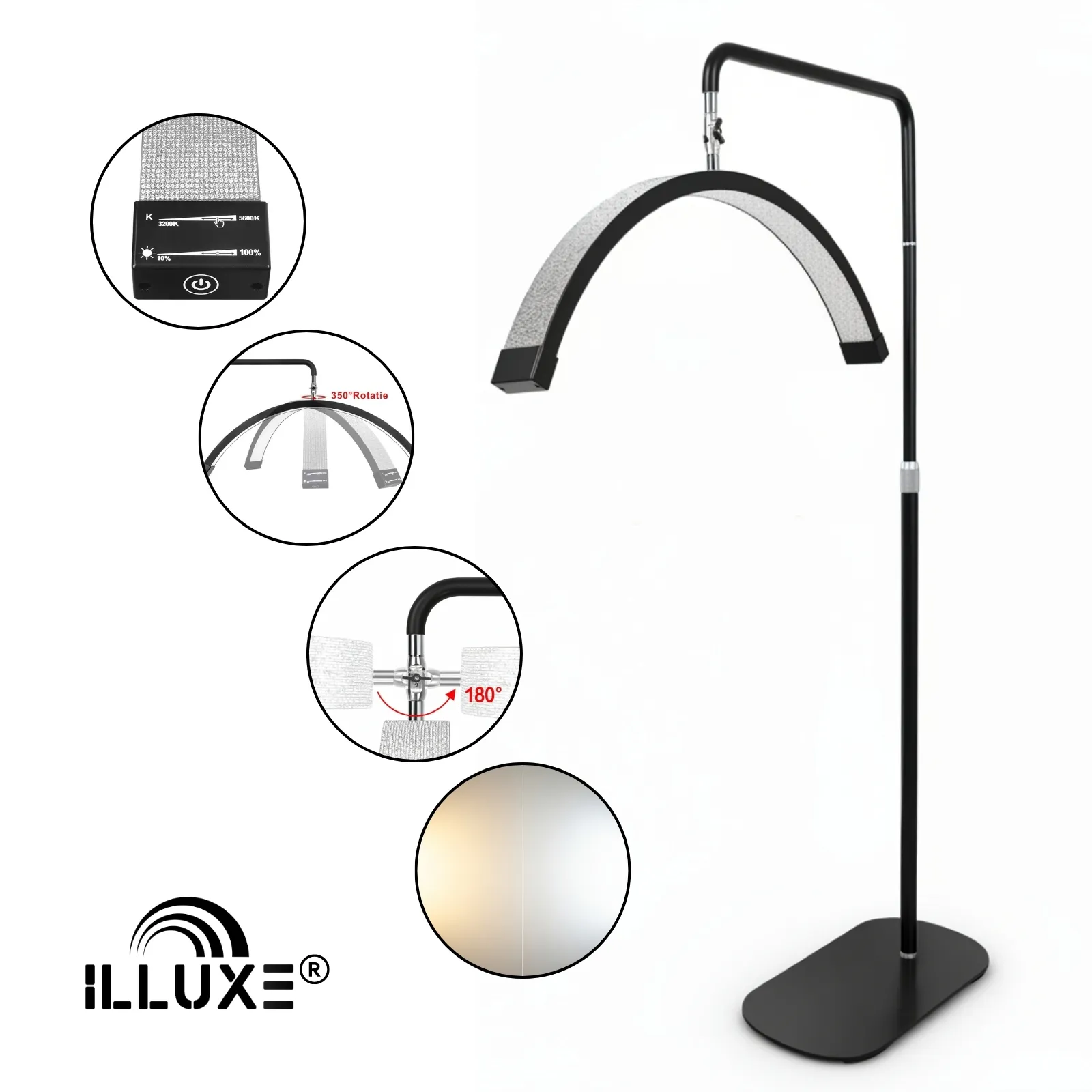 booglamp, moon lamp, vloerlamp, booglampen dimbaar