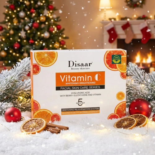 Set van 4 Disaar Vitamine C Whitening Gezichtsverzorgingssets – Voor verkoop in schoonheidssalons & thuisgebruik