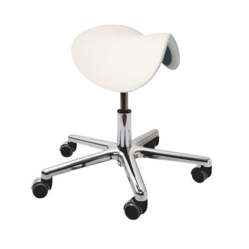 Bentlon Gold ergonomische zadelkruk met ponyzadel voor salon