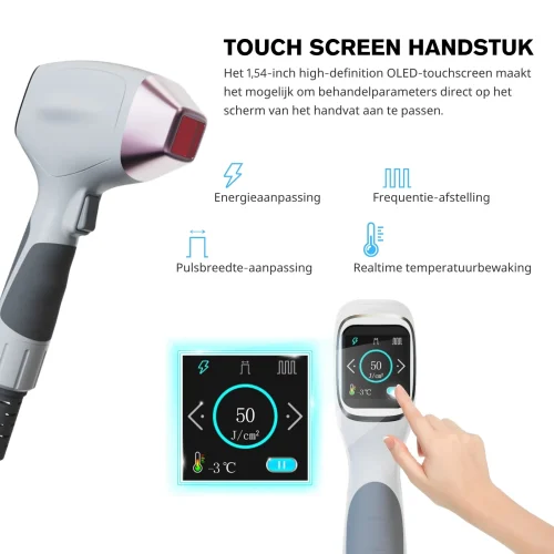 DIOLASHEER Ice 3000W_ Dé 808nm MDR Diode Laser voor Ontharen handstuk touch screen