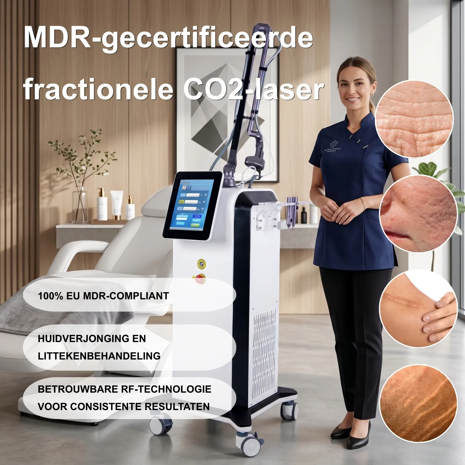 Lumina RF900_ MDR-Gecertificeerde Fractionele CO2 Laser voordeel
